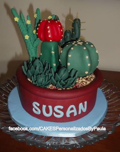 Cacti Cake - Cake by CakesByPaula