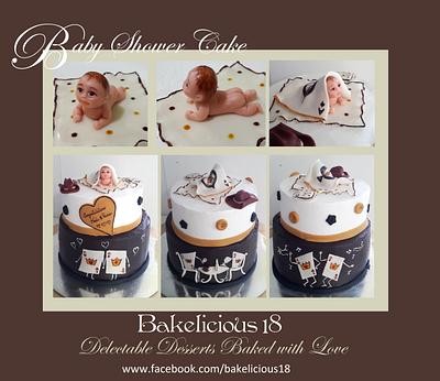 Baby Shower Cards Cake - Cake by Bakelicious18