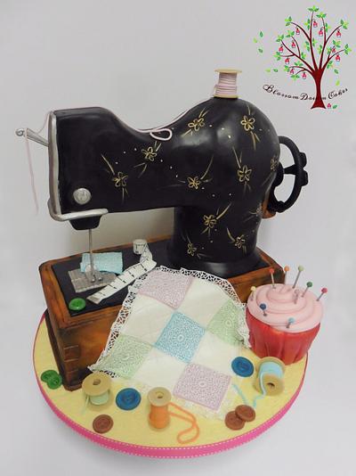 Sewing Machine - Cake by Blossom Dream Cakes - Angela Morris