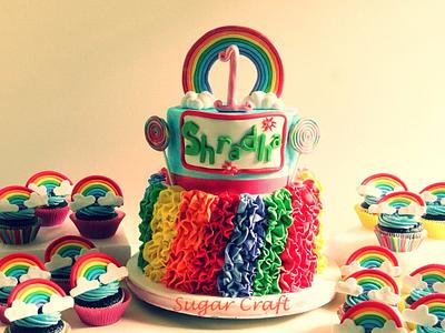Rainbow cake - Cake by Jaya Lakshmi Deepak