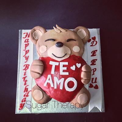 Teddy Bear Cake  - Cake by Priyanka Pawar