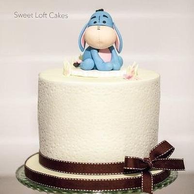 Baby Eeyore Birthday Cake - Cake by Heidi