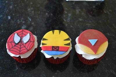 Marvel cupcakes  - Cake by Cakesbylala