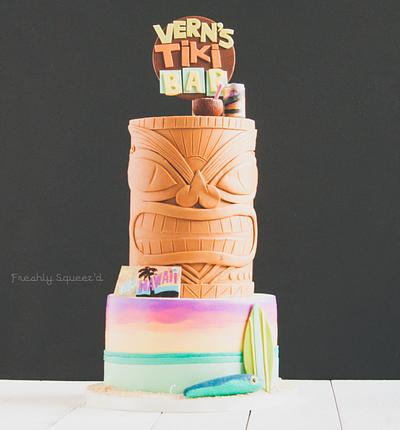 Vern's Tiki Bar  - Cake by Letterpress Bakery