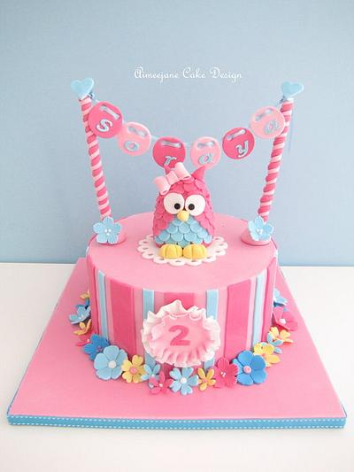 Owl birthday Cake - Cake by aimeejane
