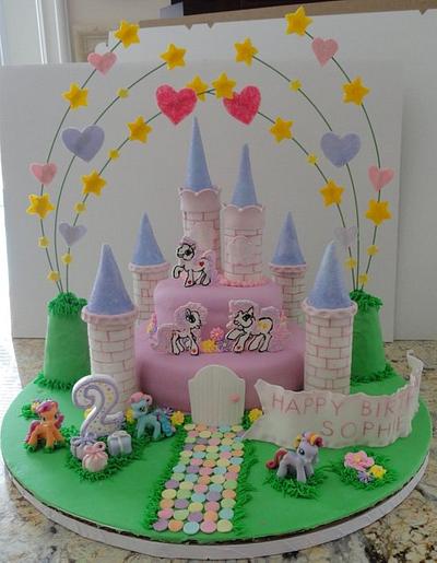 MY LITTLE PONY MAGICAL CASTLE - Cake by Cake Creations by ME - Mayra Estrada