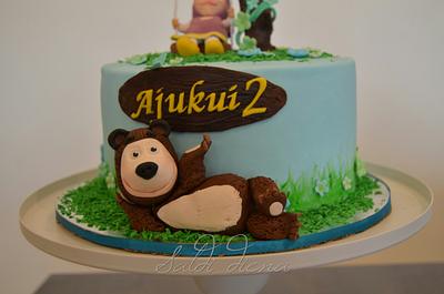 masha and bear cake - Cake by SaldiDiena