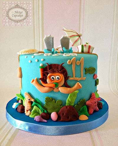 Under the sea cake - Cake by nectarcupcakes