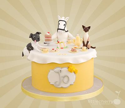 Pets at Afternoon Tea - Cake by Little Cherry