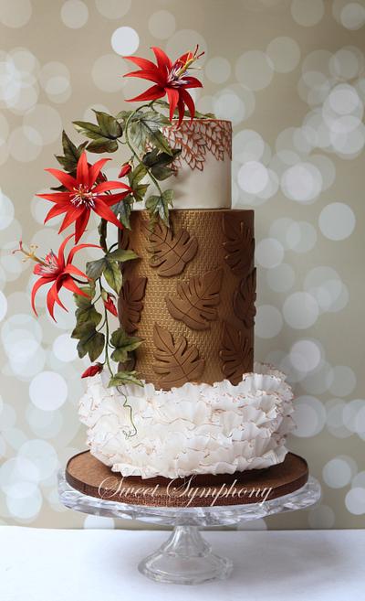Cake for the Modern Bride ( Featured in ACD Nov/Dec issue) - Cake by Sweet Symphony