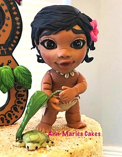 Baby Moana  - Cake by Ann-Marie Youngblood