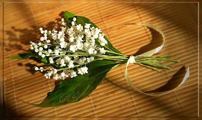 Bouquet of lilies of the valley sugar - Cake by Svetlana