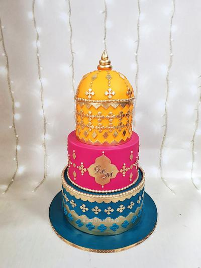 Sangeet Cake - Cake by Joonie Tan