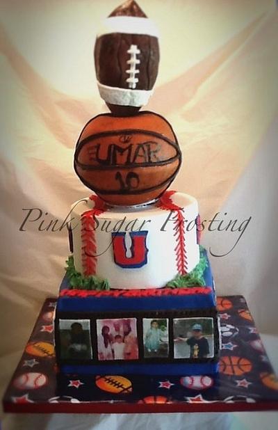 Sports lover  - Cake by pink sugar frosting
