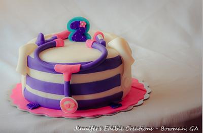 Doc McStuffins Birthday Cake - Cake by Jennifer's Edible Creations