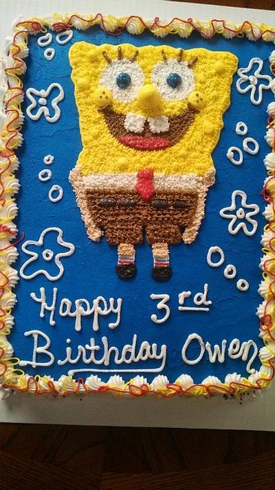 Sponge Bob - Cake by Teresa Coppernoll