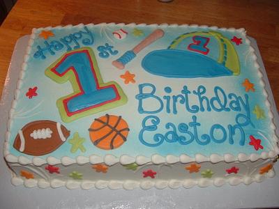 Easton's First - Cake by Jennifer C.