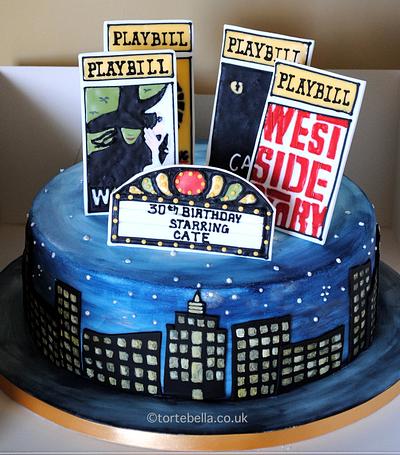 Broadway Musicals NY Cake - Cake by tortebella