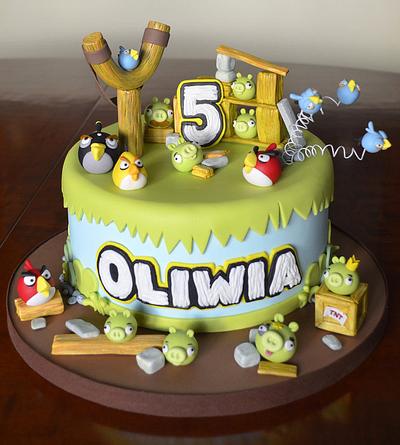 Angry Birds - Cake by Crumb Avenue