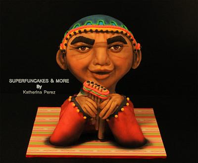 MUSIC AROUND THE WORLD - Peruvian siku - Cake by Super Fun Cakes & More (Katherina Perez)