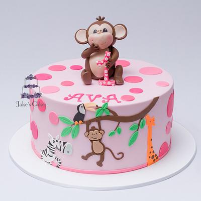 Cheeky Monkey - Cake by Jake's Cakes