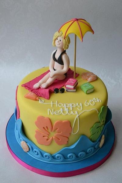 Beach themed cake - Cake by AMAE - The Cake Boutique