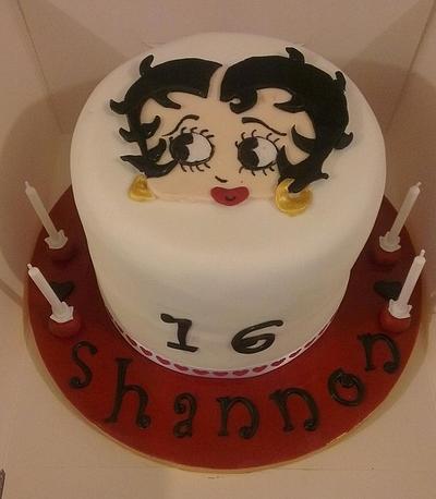 Betty Boop - Cake by Abbi's Cupcakes