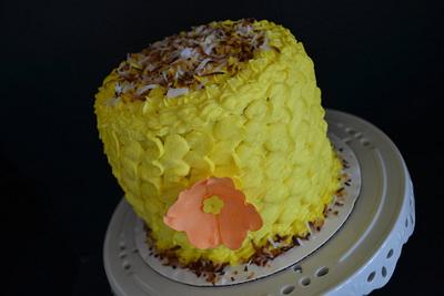 Mother's Day Pina Colada Cake - Cake by ShrdhaSweetCreations