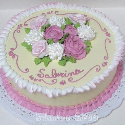 Whipping cream cake 😊 - Cake by Filomena