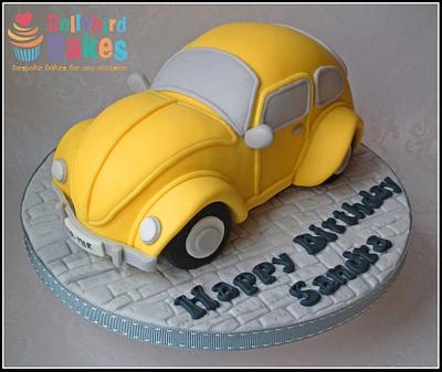 VW Beetle Cake - Cake by Dollybird Bakes
