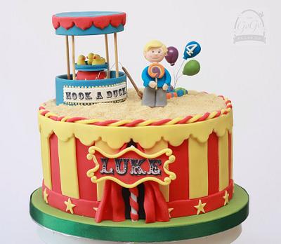Fairground theme cake - Cake by Natasha Thomas