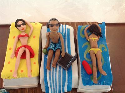 Beach, Babes and Beer! - Cake by Radhika