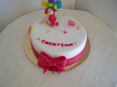 Sweet & lovely 1st birthday cake - Cake by Lígia Cookies&Cakes