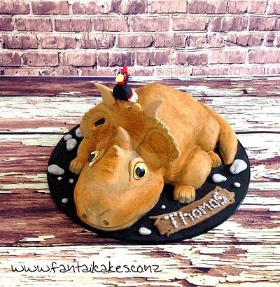 Patchy & Bird (Walking With Dinosaurs) - Cake by Fantail Cakes