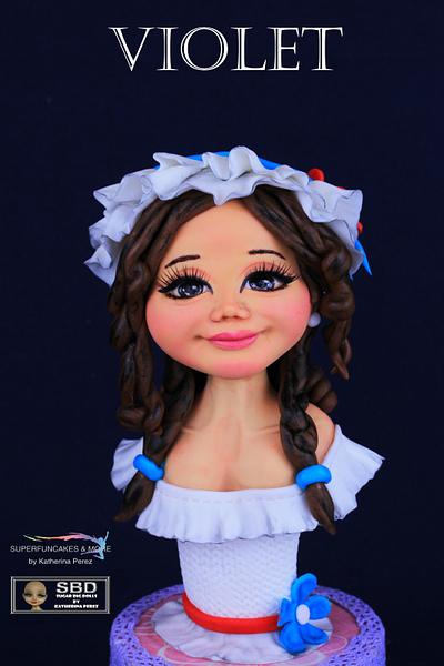 VIOLET - SUGAR BUST DOLL - Cake by Super Fun Cakes & More (Katherina Perez)