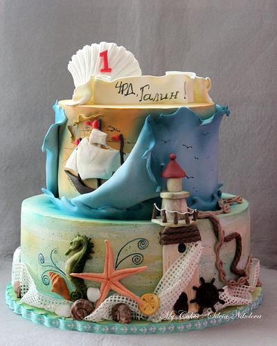 Nautical Cake - Cake by marulka_s
