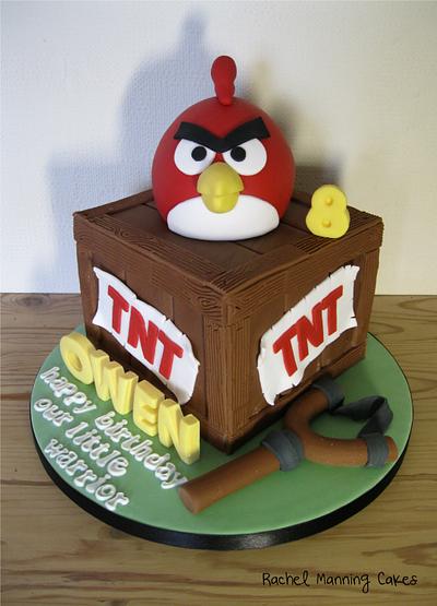Angry Birds Cake - Cake by Rachel Manning Cakes
