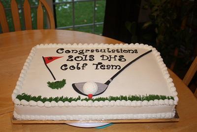 Douglas High School Golf Team Cake - Cake by Michelle