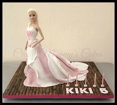 Barbie Dress Cake - Cake by CraftyMummysCakes (Tracy-Anne)