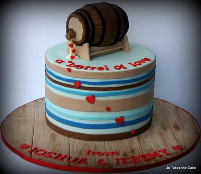 Barrel of love - Cake by Jo Finlayson (Jo Takes the Cake)