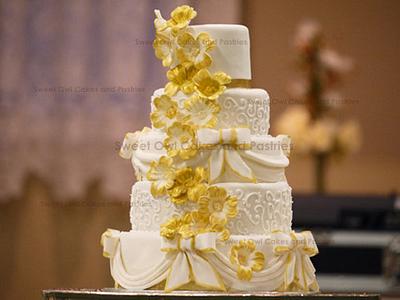 Gold Wedding  - Cake by Sweet Owl Cake and Pastry