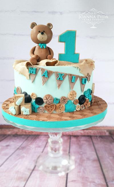 Vintage Teddy Bear :-) - Cake by Joanna Pyda Cake Studio