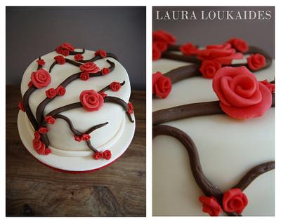 Rose Vine Cake - Cake by Laura Loukaides