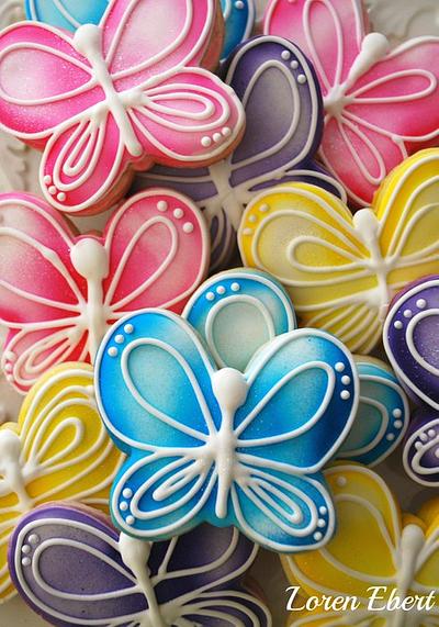 Butterfly Cookies! - Cake by Loren Ebert