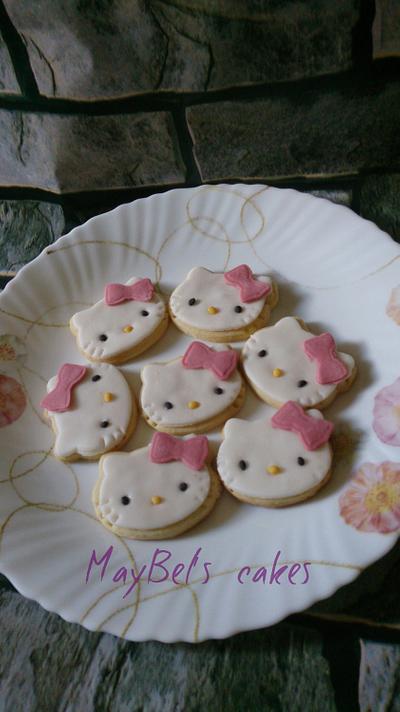 Hello kitty cookies  - Cake by MayBel's cakes