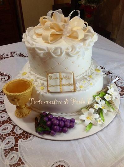 First communion cake  - Cake by Paola Esposito