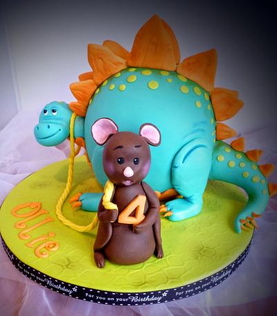 Mouse's pet Dino - Cake by Hilz