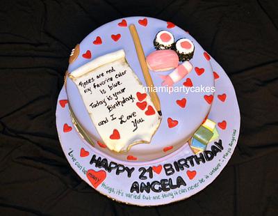 All of her Favorite things.... - Cake by Annie