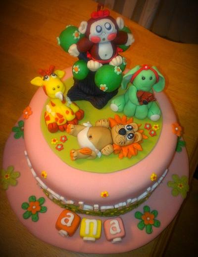 Jungle theme cake - Cake by Xinia Gomez