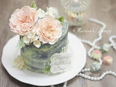 Mother's Day Cake - Cake by Karena's Journey 